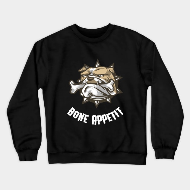 Bone Appetit Crewneck Sweatshirt by All The Teez